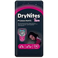 DryNites - Braguitas absorbentes - 8-15 años - 9 unidades